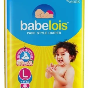 Pant Style Diapers for Babies| New Baby Diapers with Cottony Soft Advance Gel Technology | Overnight Absorption  | Size Large | 24, 30 & 48 Count Packs
